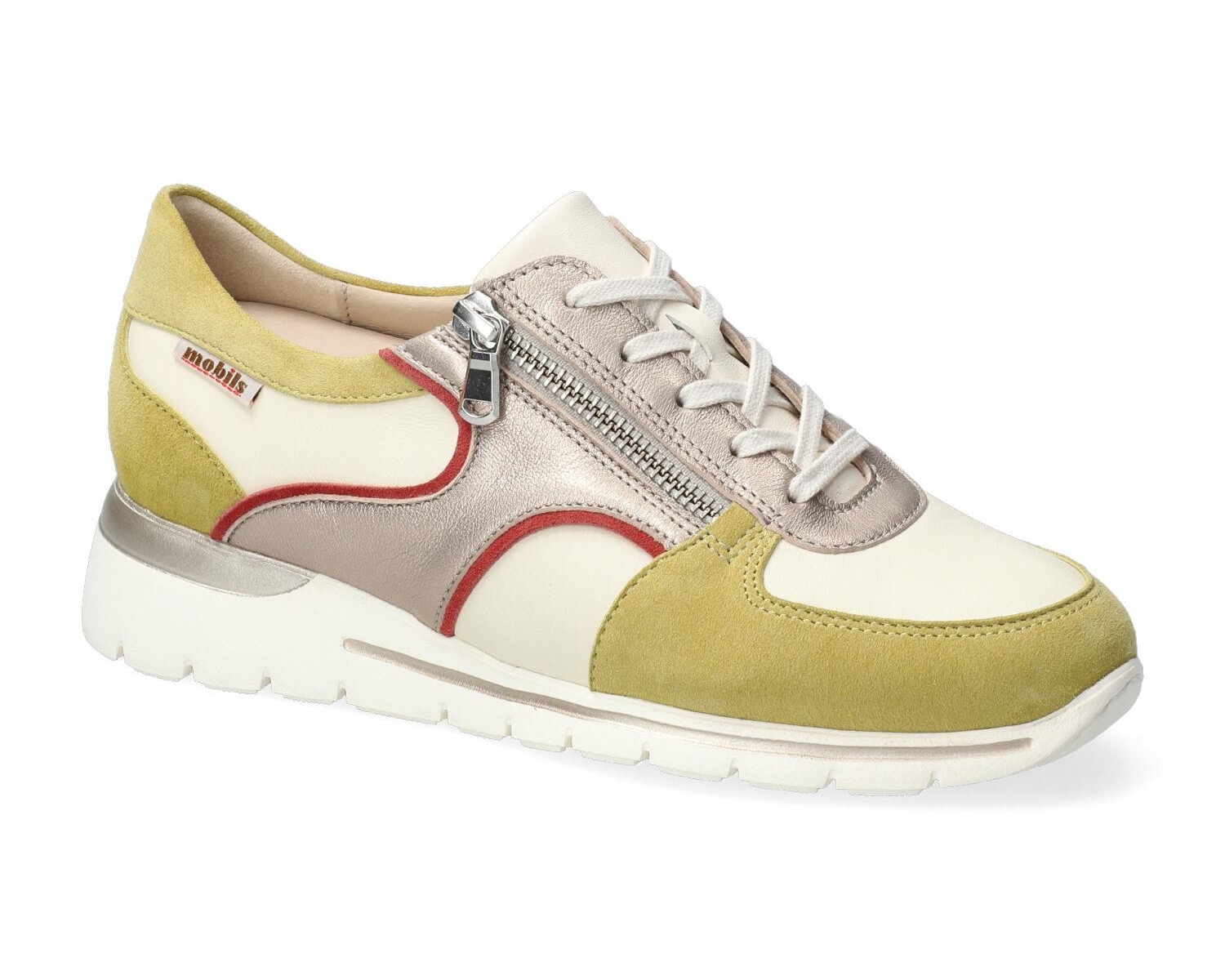 lacets femme modèle Esra jaune citron - Mephisto